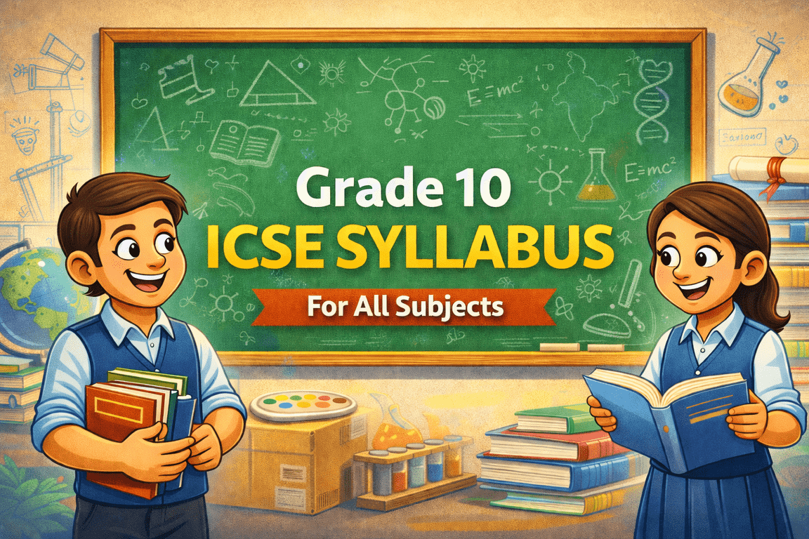 Grade 10 ICSE – Complete Syllabus (All Subjects)